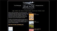 Desktop Screenshot of bellavistaphotography.com